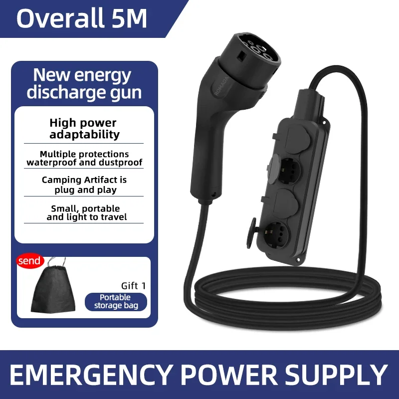 Outdoor Power Solutions - แบบพกพา 16A 4KW ไฟฟ้ารถ EV Charger