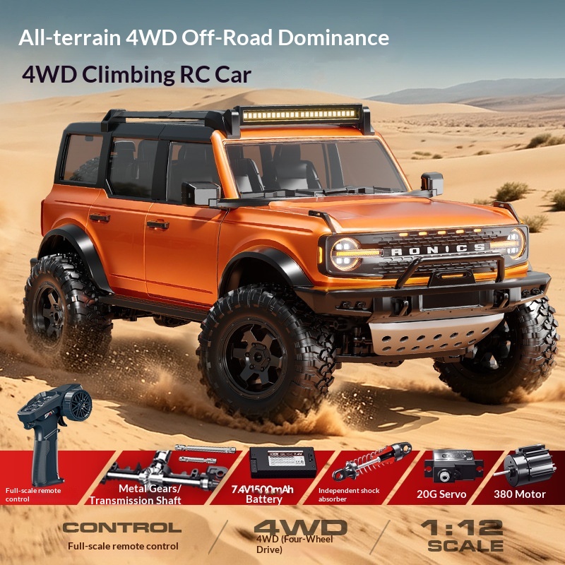 Outdoor Power Brush - รถบังคับวิทยุ Hongxing R22 RC 4WD สำหรับปีนป่ายบนทางวิบาก
