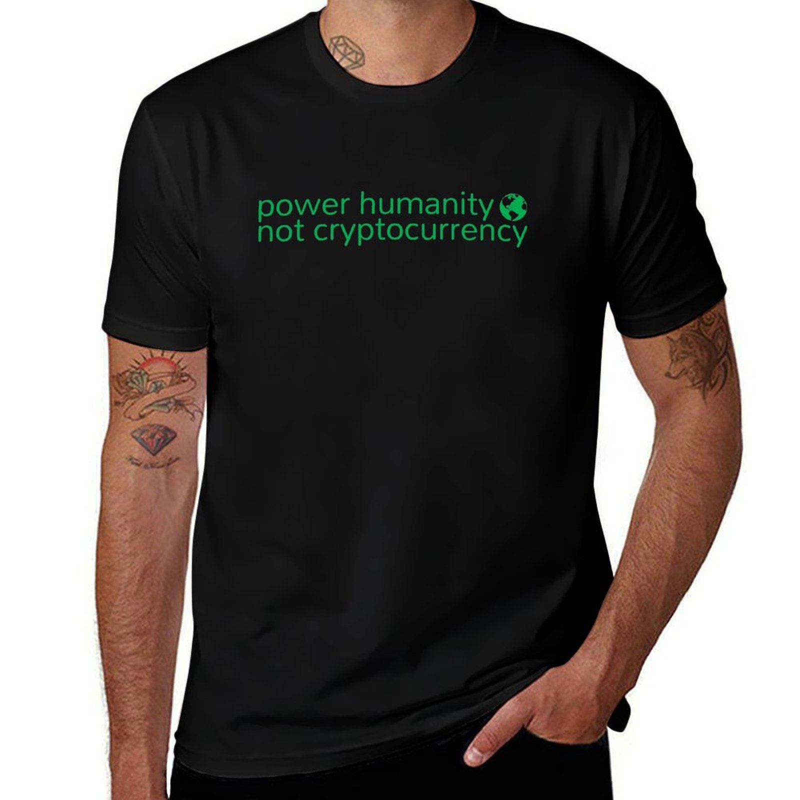 Outdoor Power Plus - เสื้อยืด Power Humanity (Light) ไซส์ใหญ่ เสื้อยืดลำลองสำหรับกิจกรรมกลางแจ้ง