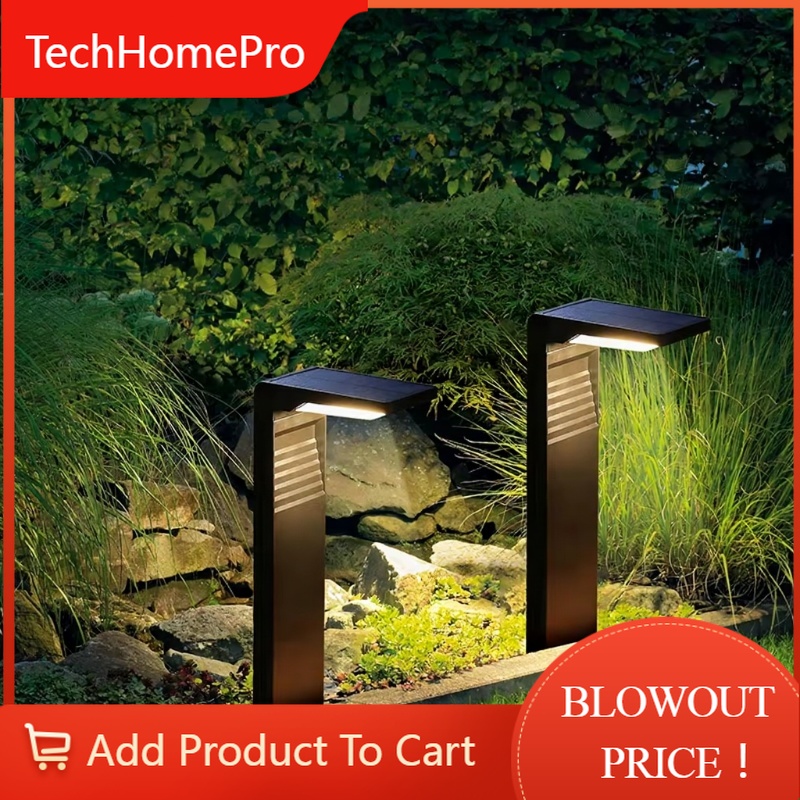 Outdoor Power Brush - เทคเอชพีโซลาร์ไฟ LED กันน้ำสำหรับสวน ไฟสนามหญ้ากลางแจ้ง สำหรับตกแต่งทางเดินในสวน ไฟประดับตกแต่งภูมิทัศน์