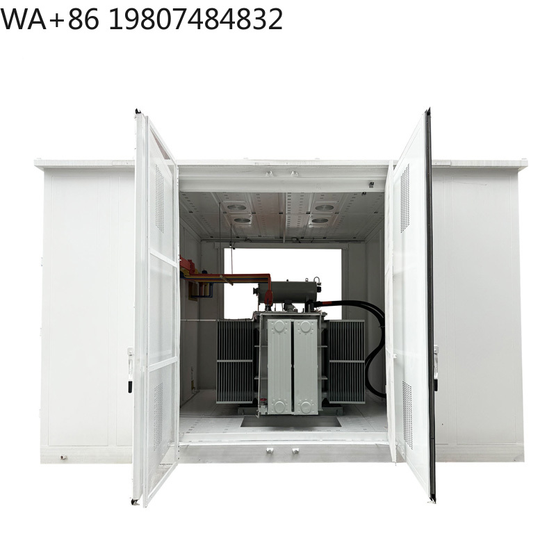 Outdoor Power Transformer - ตู้แปลงไฟฟ้ากลางแจ้งแบบโมดูลาร์ชนิดกล่องสั่งทำพิเศษ พร้อมฉนวนกันความร้อนประสิทธิภาพสูง สำหรับการจ่ายไฟฟ้าอุตสาหกรรม