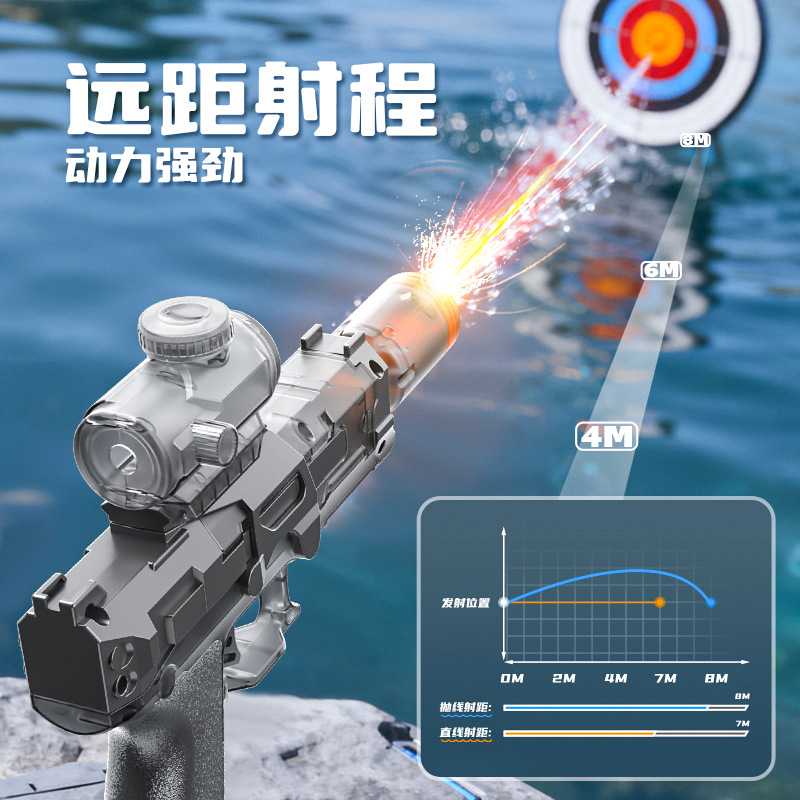 Outdoor Usb Power Supply - ของเล่นกลางแจ้งสำหรับหน้าร้อน, ปืนฉีดน้ำแรงดันสูงแบบไฟฟ้า, ชายหาด, สระว่ายน้ำ, สวน, เกมต่อสู้,