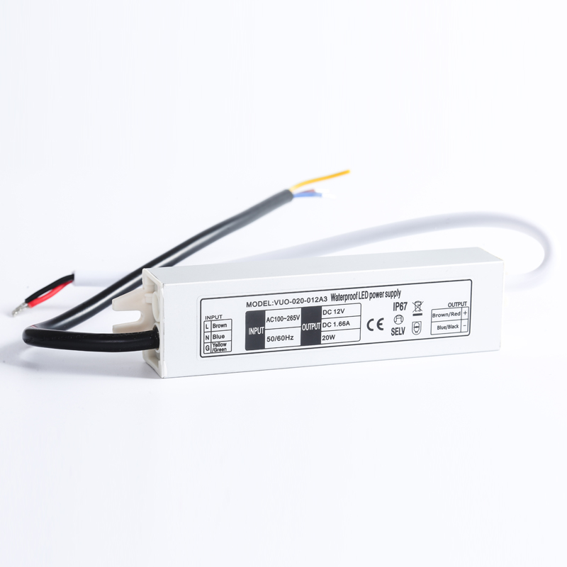 Outdoor Power Transformer - Slim Mini LED ไดร์เวอร์อะแดปเตอร์ AC100-240V DC