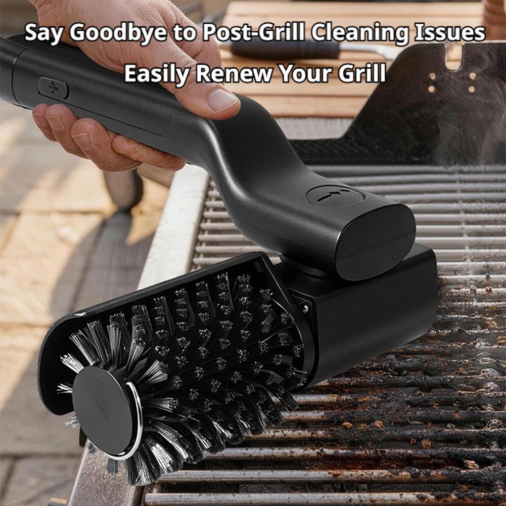 แปรงทำความสะอาดเตาบาร์บีคิวไฟฟ - Outdoor Power Brush บทวิจารณ์และราคา