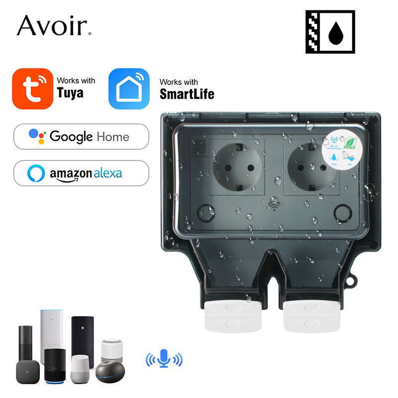 Avoir Tuya ผนังซ็อกเก็ตไฟฟ้า I - Outdoor Power Solutions บทวิจารณ์และราคา