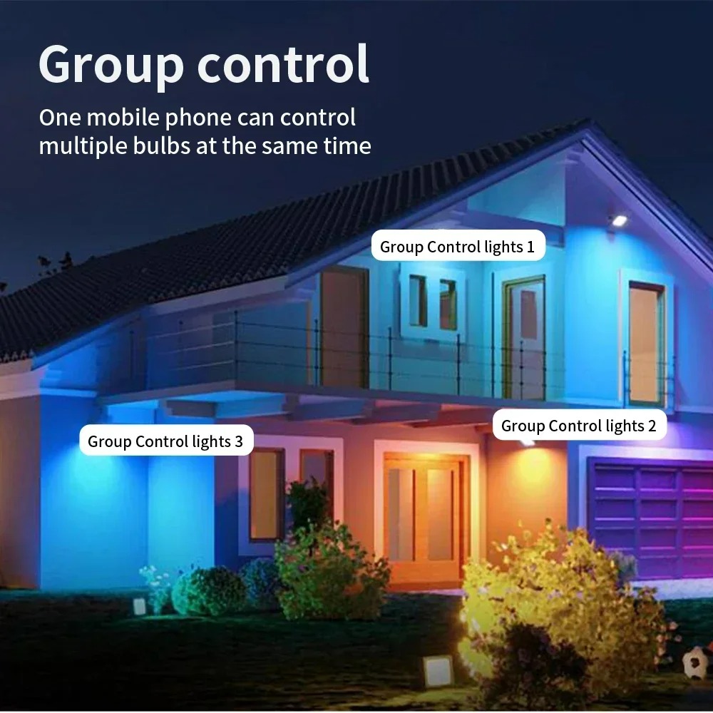 LED โคมไฟติดผนังกลางแจ้ง RGBCC - Outdoor Power Point Zigbee บทวิจารณ์และราคา