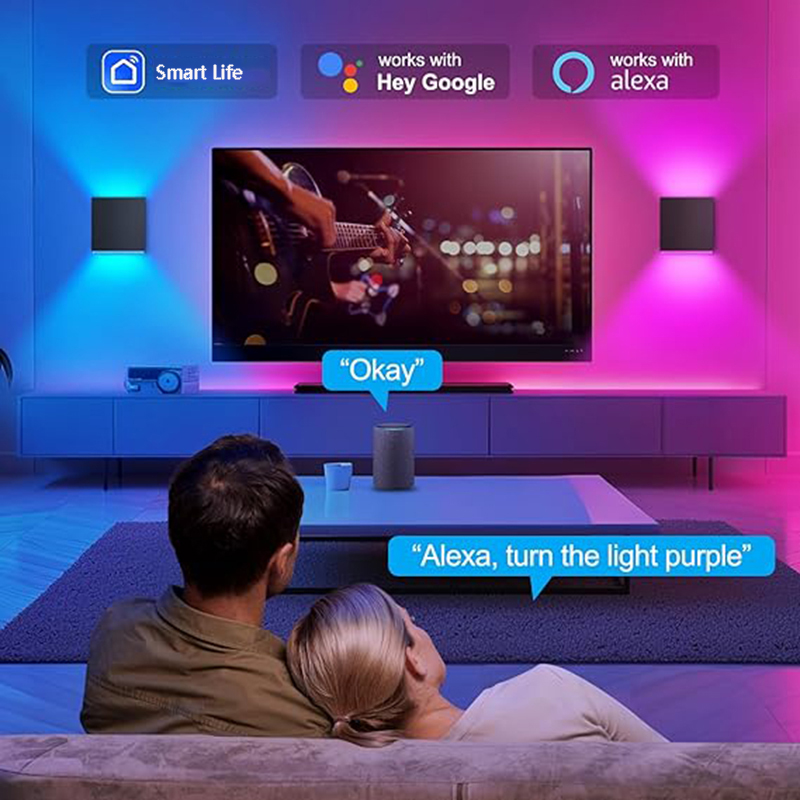 ไฟติดผนัง LED กลางแจ้ง 12W RGB - Outdoor Power Point Zigbee บทวิจารณ์และราคา