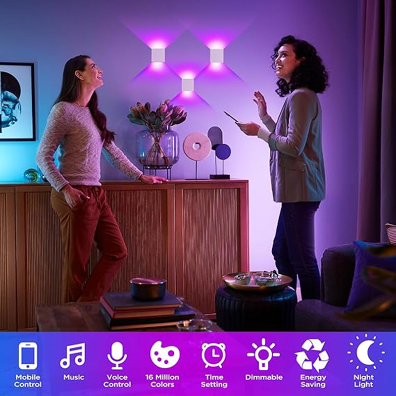 ไฟติดผนัง LED กลางแจ้ง 12W RGB - Outdoor Power Point Zigbee บทวิจารณ์และราคา