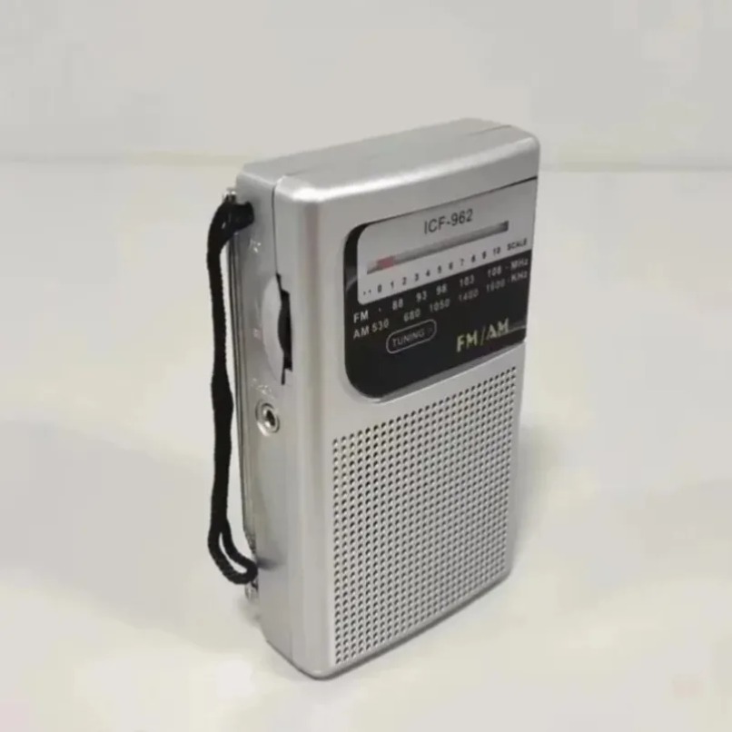 มินิ AM FM วิทยุแบบพกพาขนาดพกพ - Outdoor Power Jack บทวิจารณ์และราคา