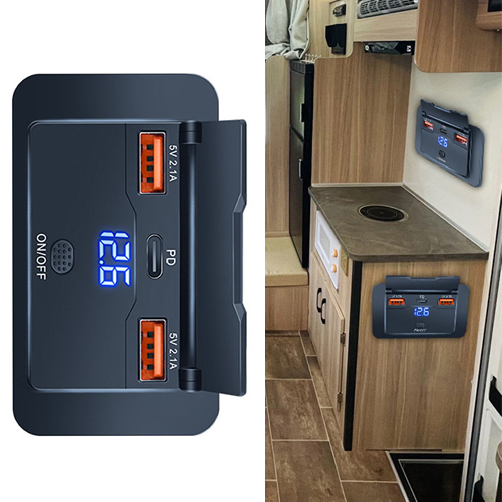 ที่ชาร์จไฟสำหรับรถบรรทุก ปลั๊ก - Outdoor Usb Power Outlet บทวิจารณ์และราคา