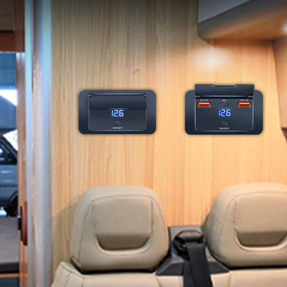 ที่ชาร์จไฟสำหรับรถบรรทุก ปลั๊ก - Outdoor Usb Power Outlet บทวิจารณ์และราคา