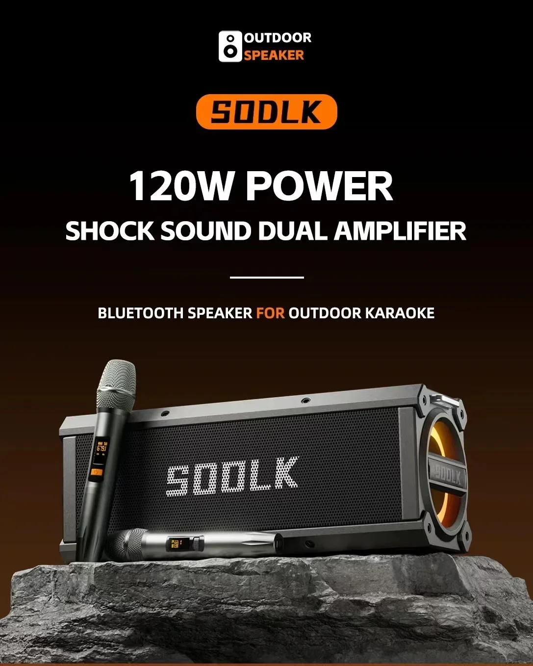 ลำโพงบลูทูธไร้สาย SODLK T200 P - Outdoor Power Plus บทวิจารณ์และราคา