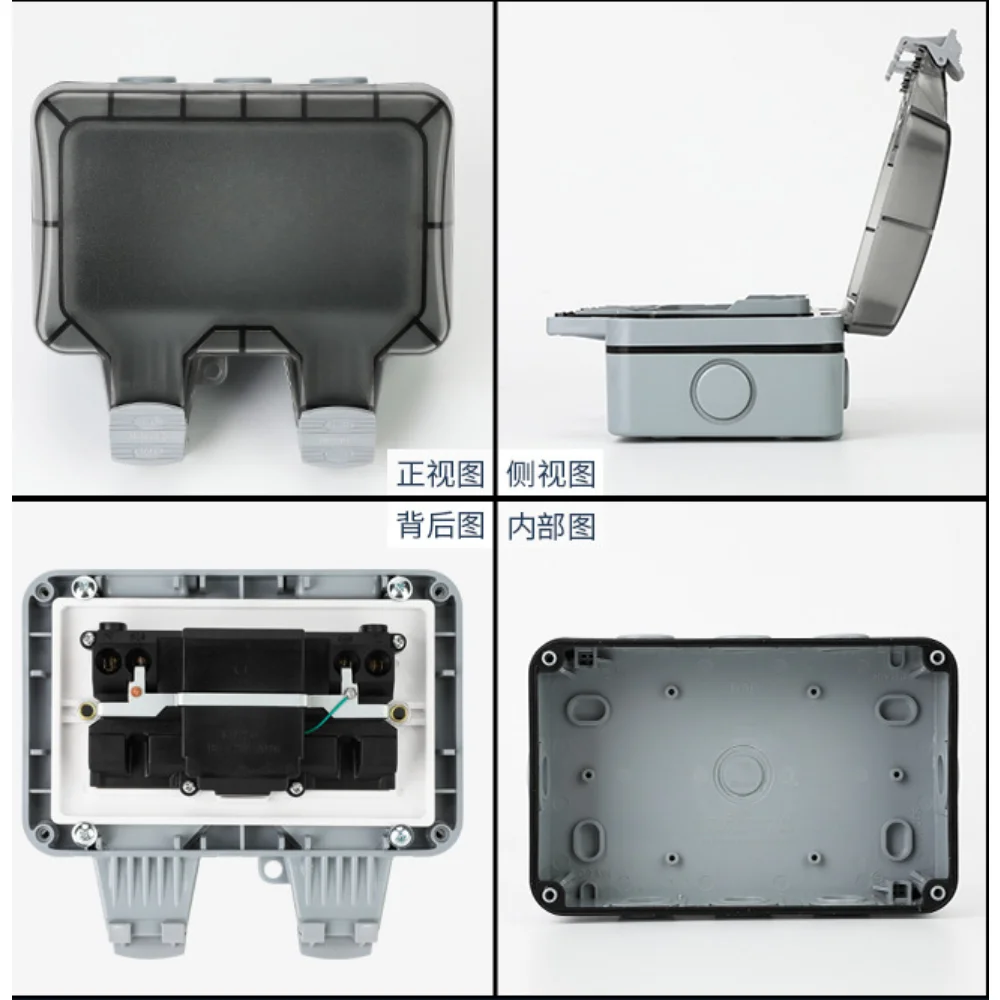 EU KR ผนังกลางแจ้งซ็อกเก็ตกันน - Outdoor Power Solutions บทวิจารณ์และราคา