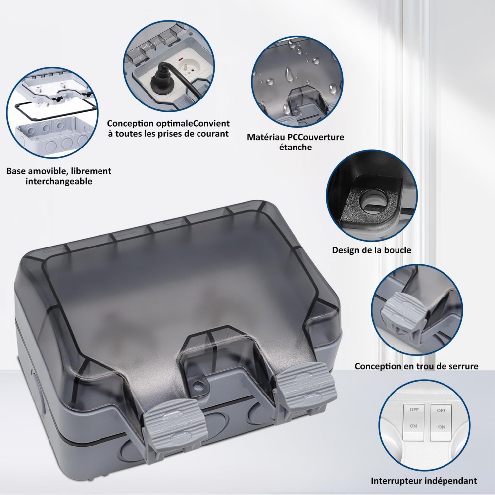 EIOMR ฝรั่งเศส IP66 เต้ารับกลา - Outdoor Usb Power Outlet บทวิจารณ์และราคา