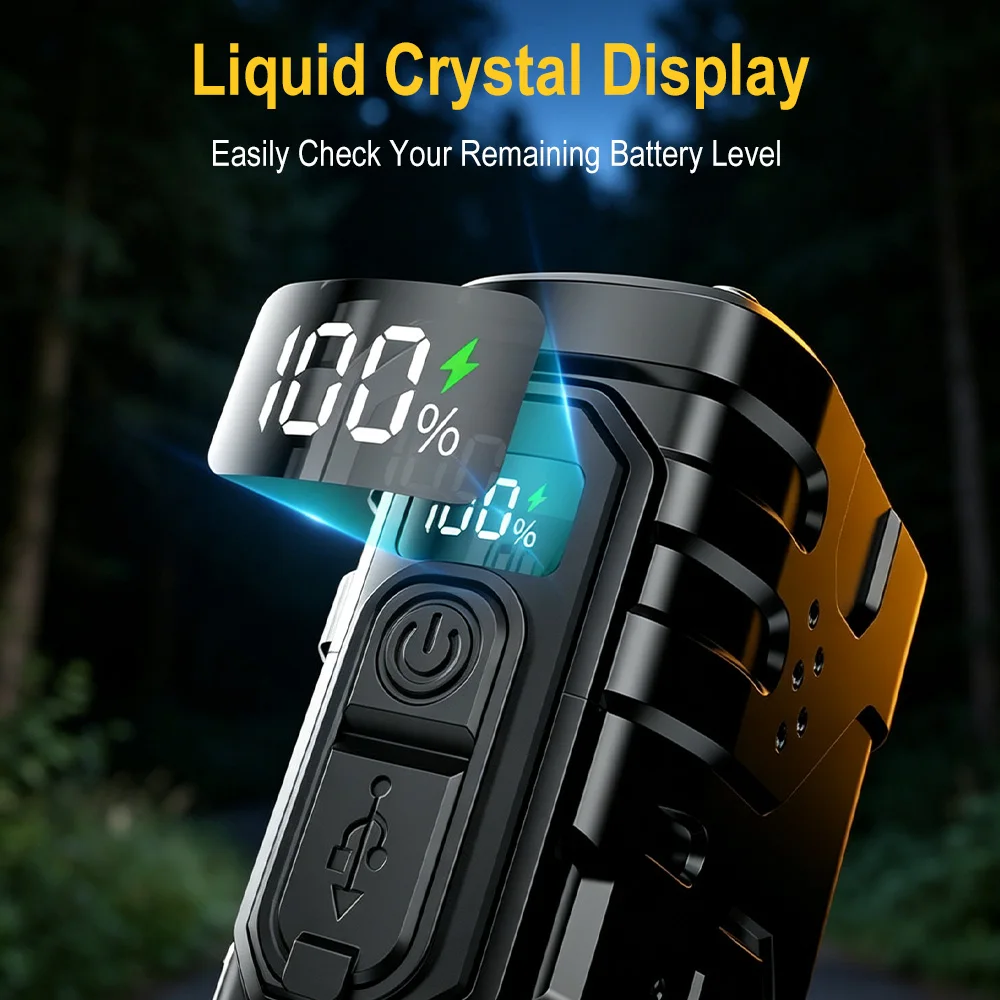 BORUIiT ไฟฉาย LED แบบหมุนมือ E - Outdoor Usb Power Supply บทวิจารณ์และราคา