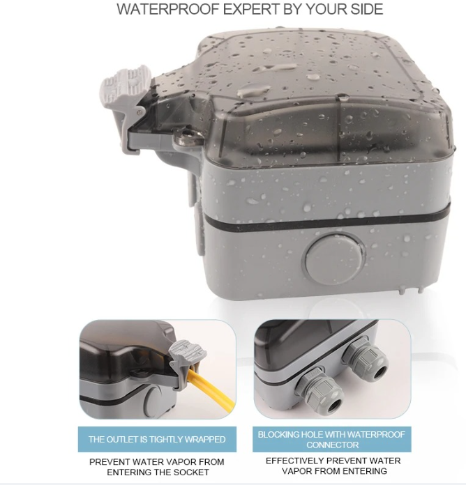 มาตรฐาน IP66 สหภาพยุโรป สไตล์เ - Outdoor Usb Power Outlet บทวิจารณ์และราคา