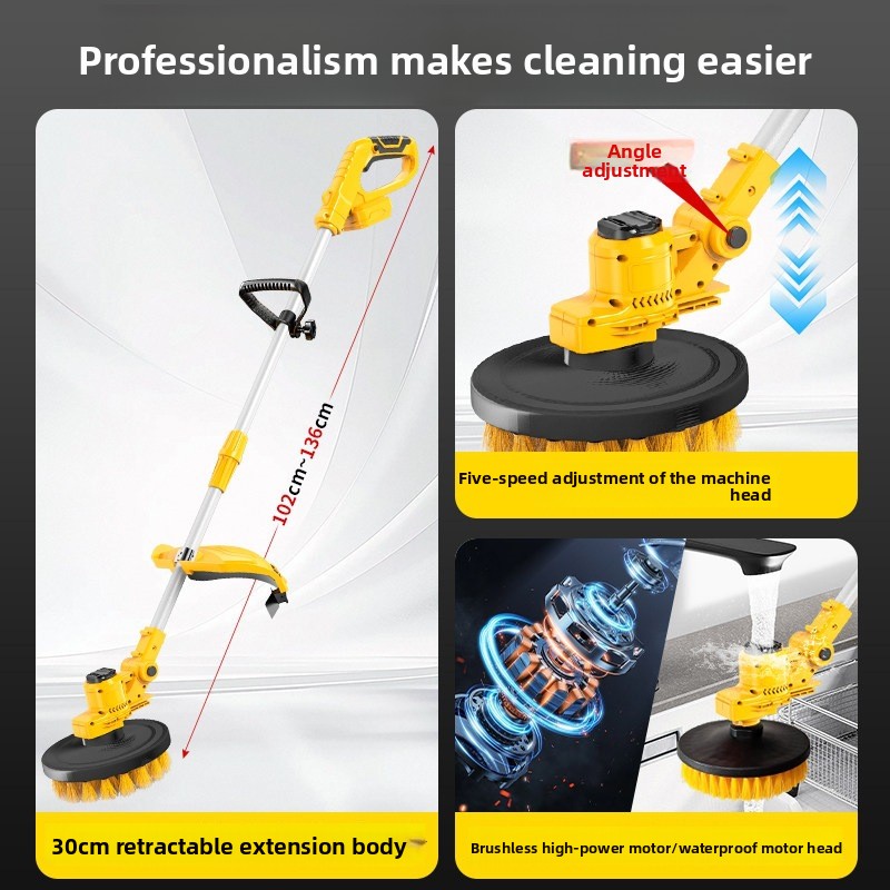 แปรงทำความสะอาดไฟฟ้า YFY แบบมื - Outdoor Power Brush บทวิจารณ์และราคา