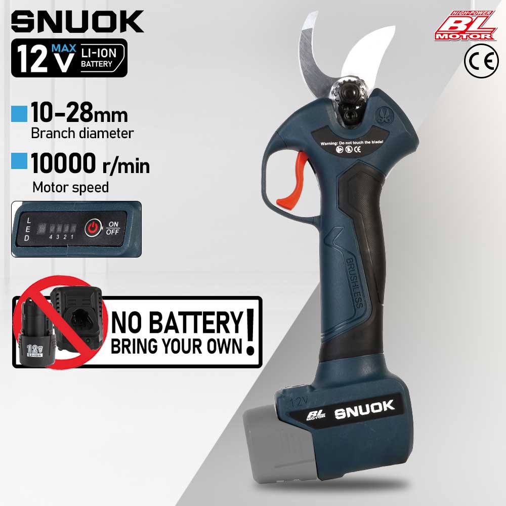 กรรไกรตัดแต่งกิ่งไฟฟ้าไร้สาย S - Outdoor Power Solutions บทวิจารณ์และราคา