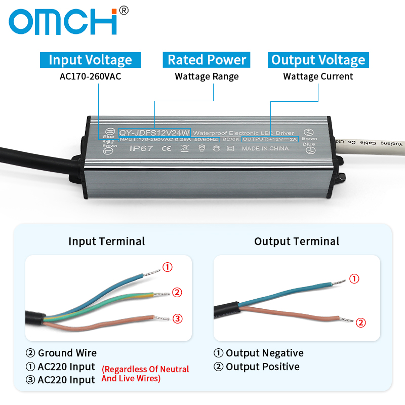 OMCH แหล่งจ่ายไฟกันน้ำ IP67 หม - Outdoor Power Transformer บทวิจารณ์และราคา