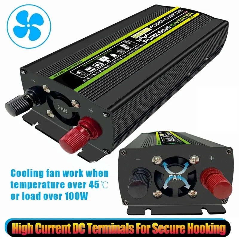 6000W DC12/24V to AC 220V Pure - Outdoor Power Transformer บทวิจารณ์และราคา